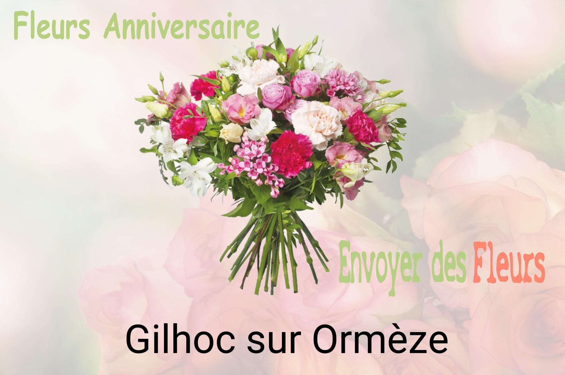 Bouquet de fleurs d’anniversaire livré à Gilhoc-sur-Ormèze